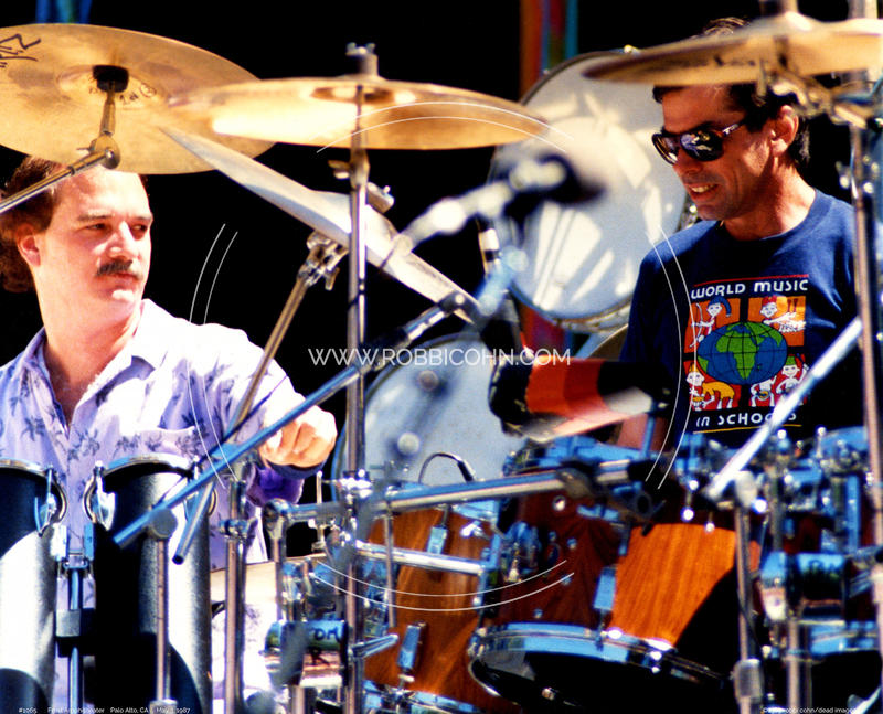 Billy Kreutzman, Mickey Hart - May 3, 1987