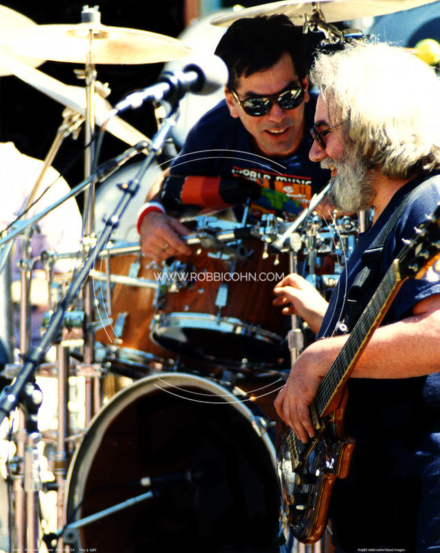 Jerry Garcia, Mickey Hart - May 3, 1987