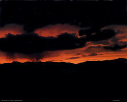 Rocky Mountain Sunset - July 15, 1984